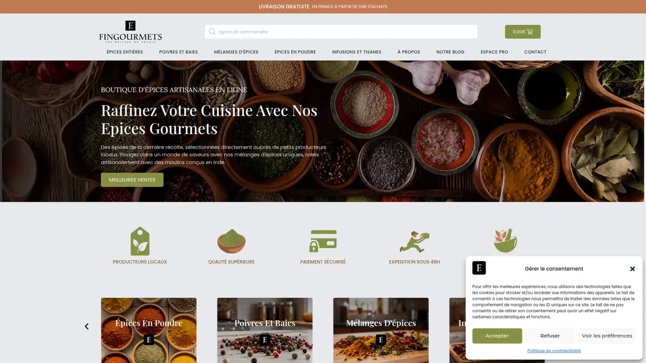 Screenshot de Fingourmets