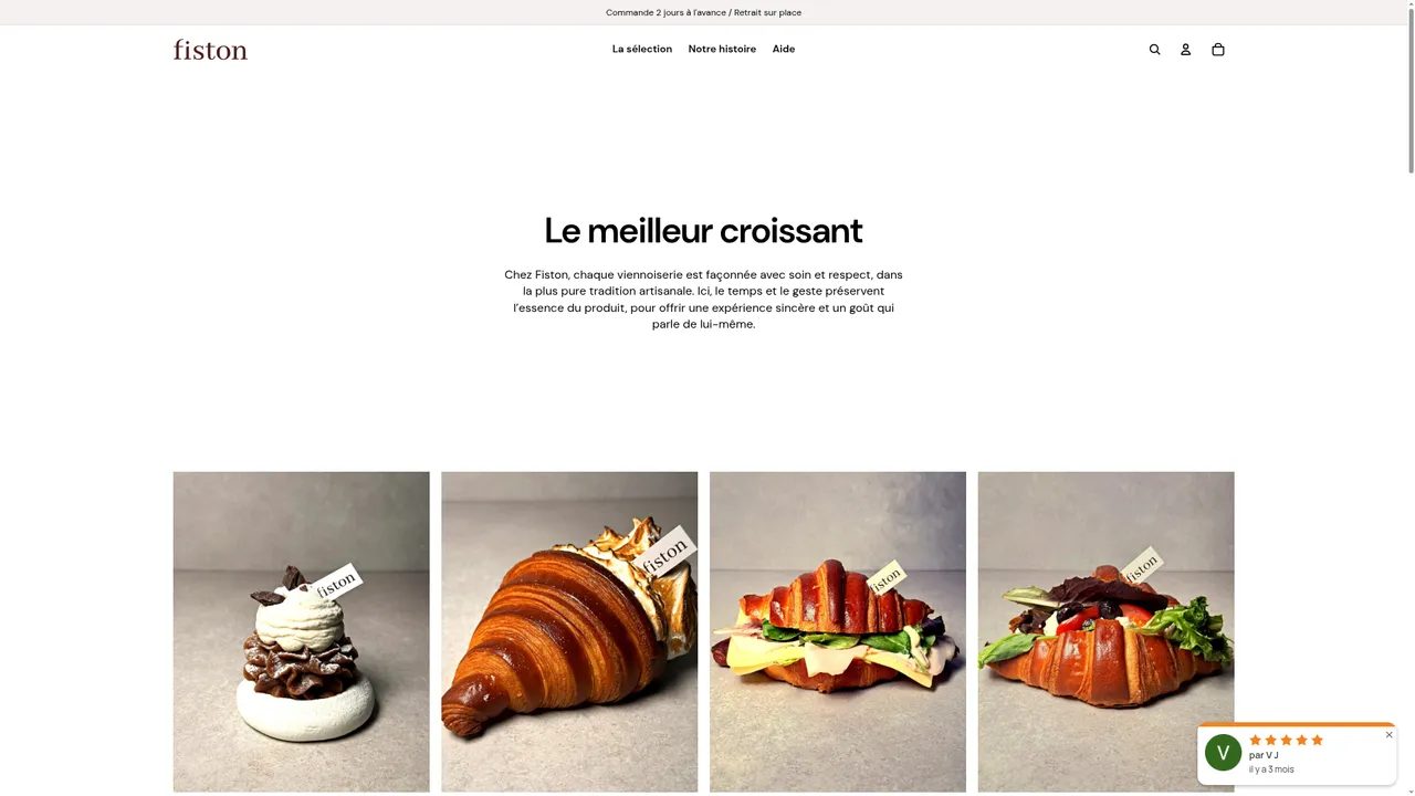 Screenshot de fiston.brussels