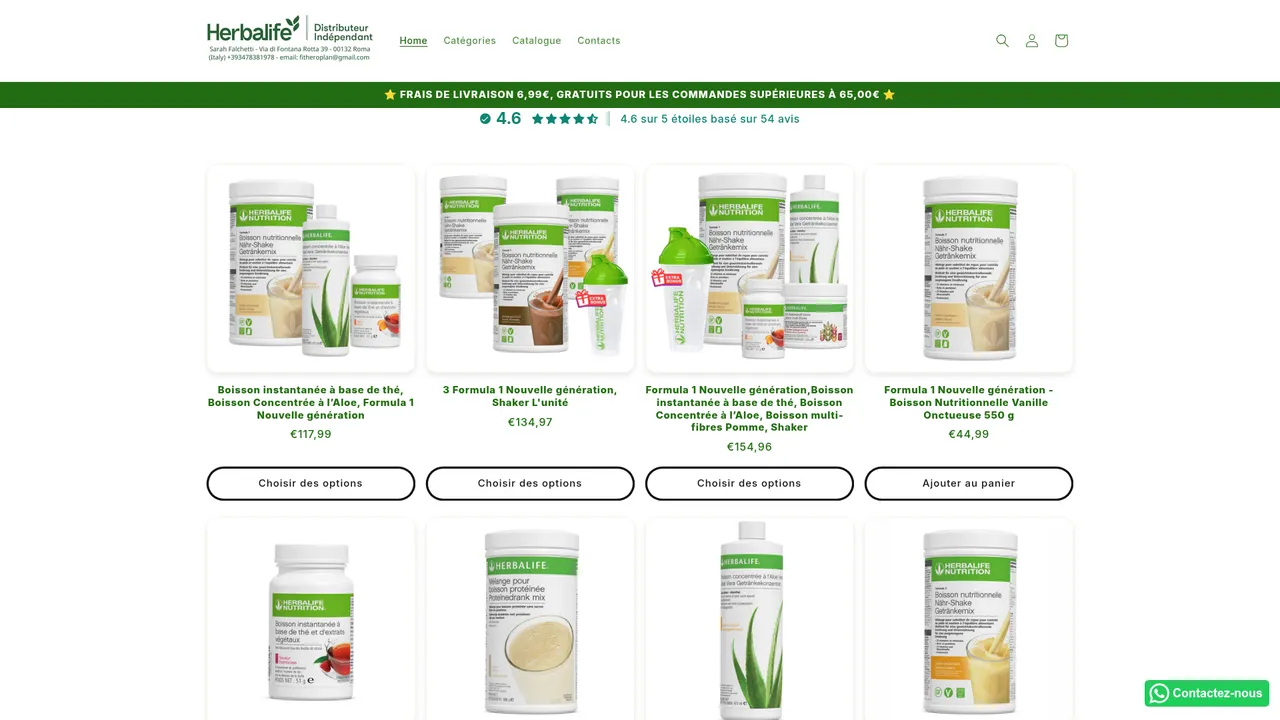 Screenshot de Fithero Store France