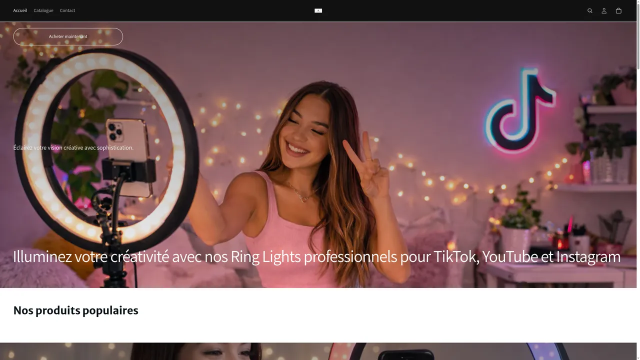 Screenshot de Flash Pro Boutique