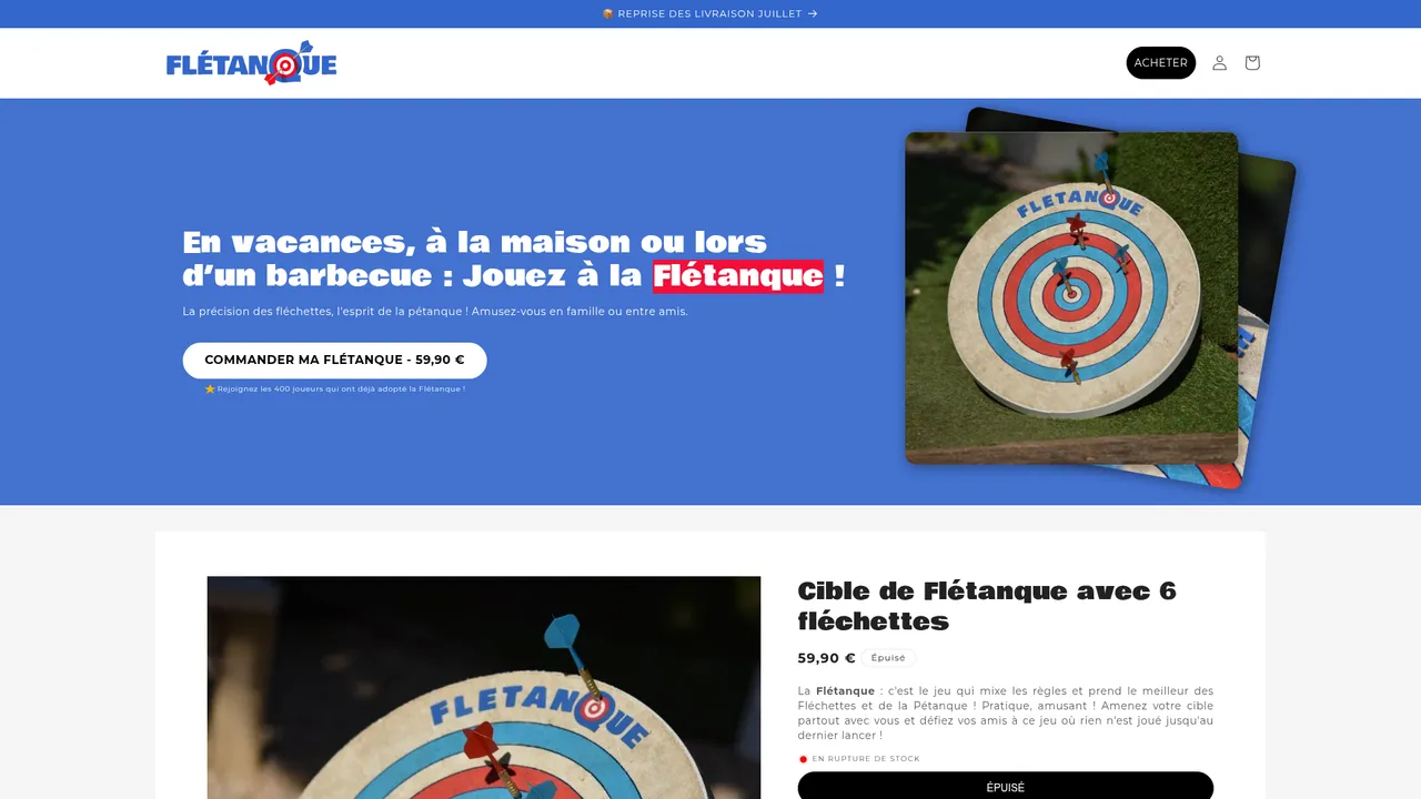 Screenshot de Flétanque