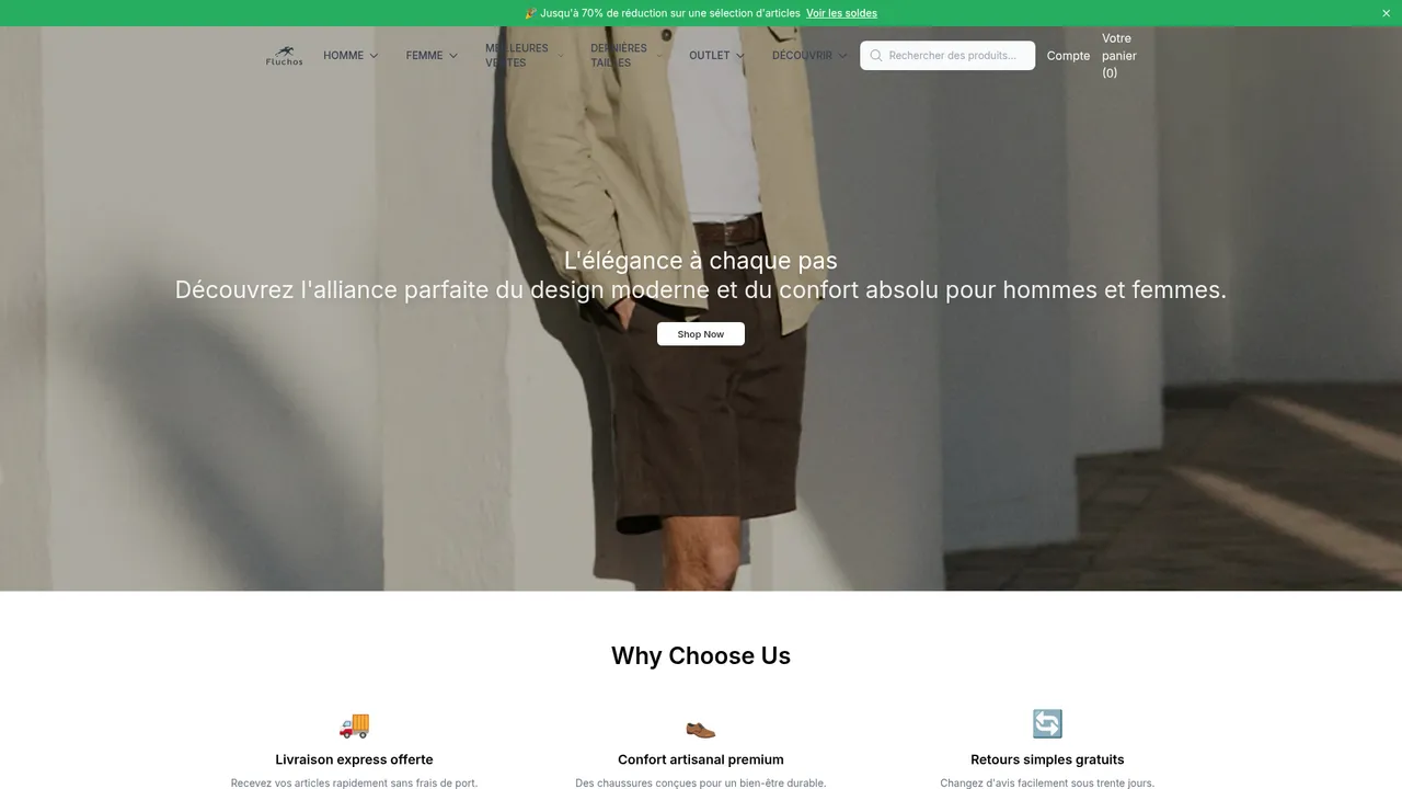 Aperçu du site FLUVIA