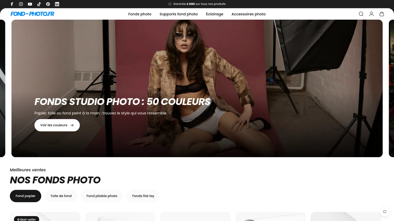 Screenshot de Fond-photo.fr