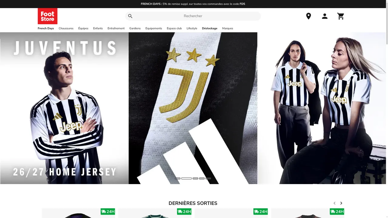 Screenshot de Foot-store