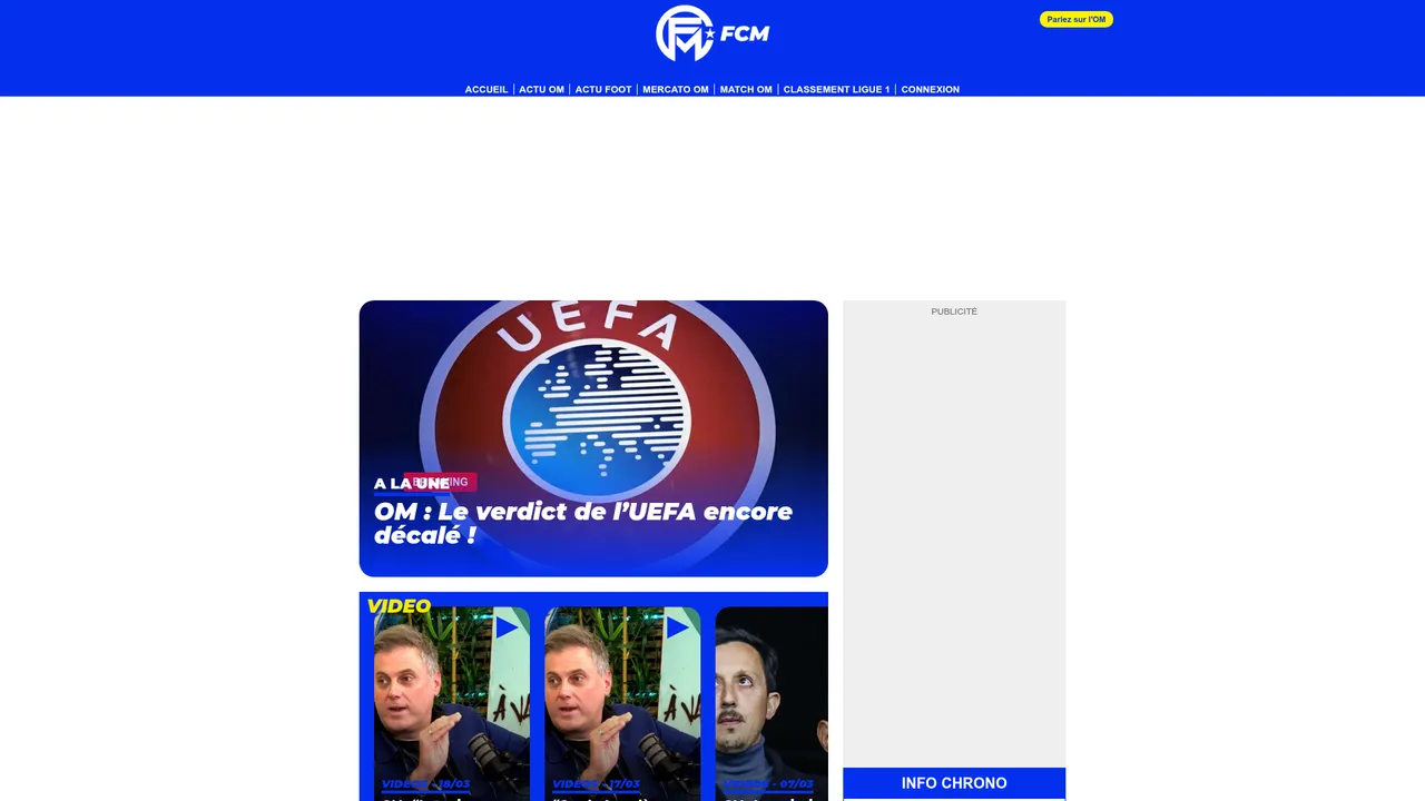 Screenshot de Football Club de MARSEILLE