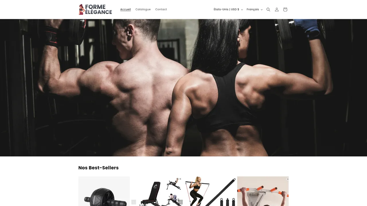 Aperçu du site Forme Élégance