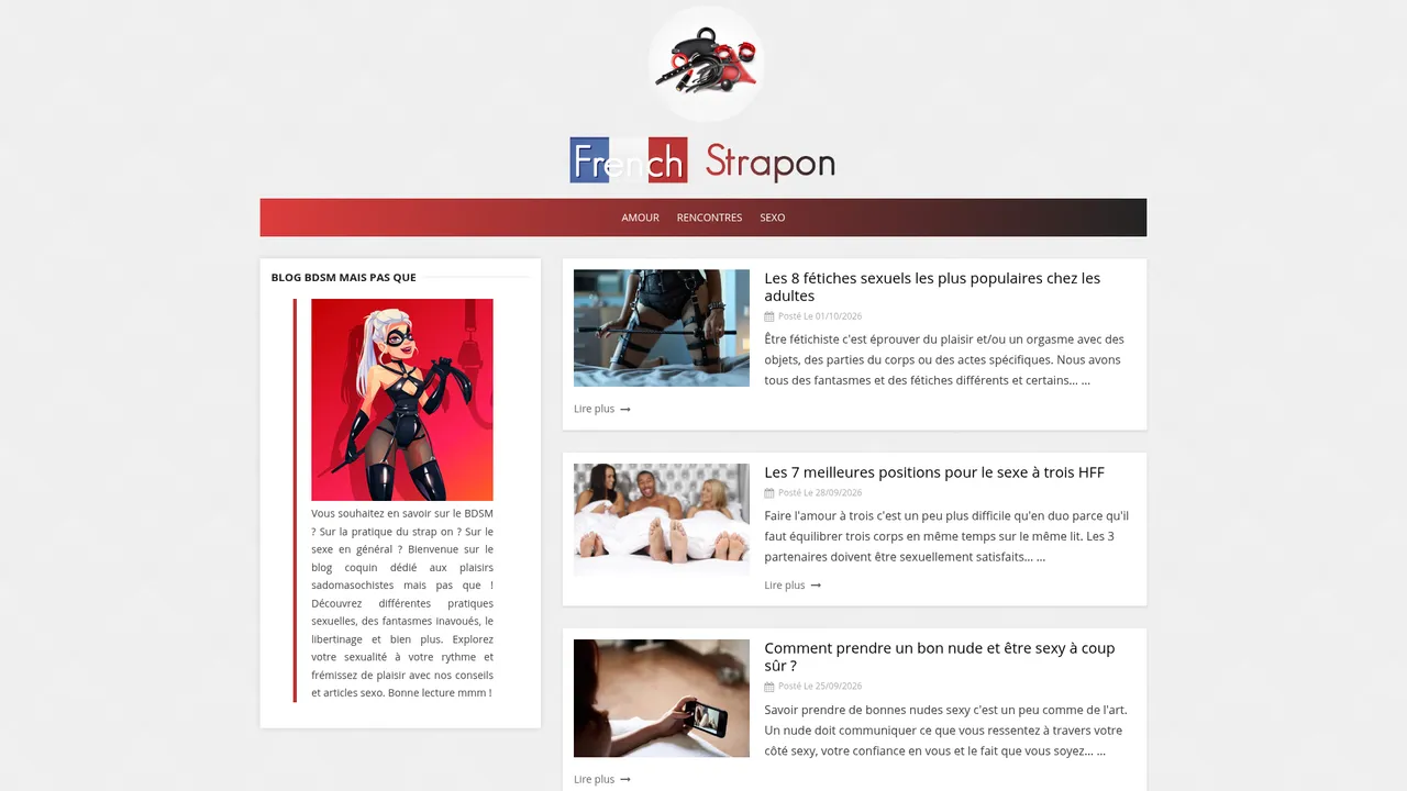 Aperçu du site French-Strapon