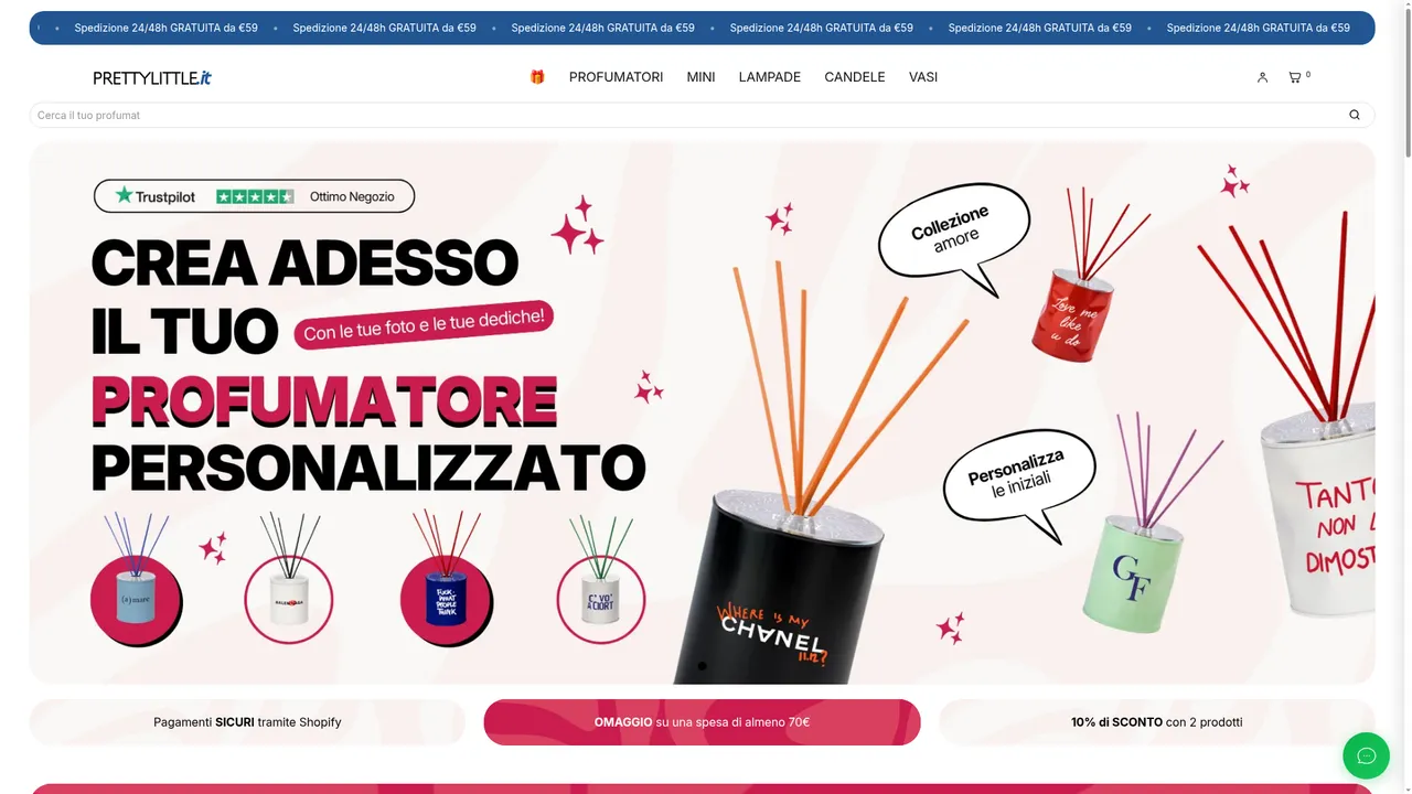 Screenshot de fr.prettylittle.it