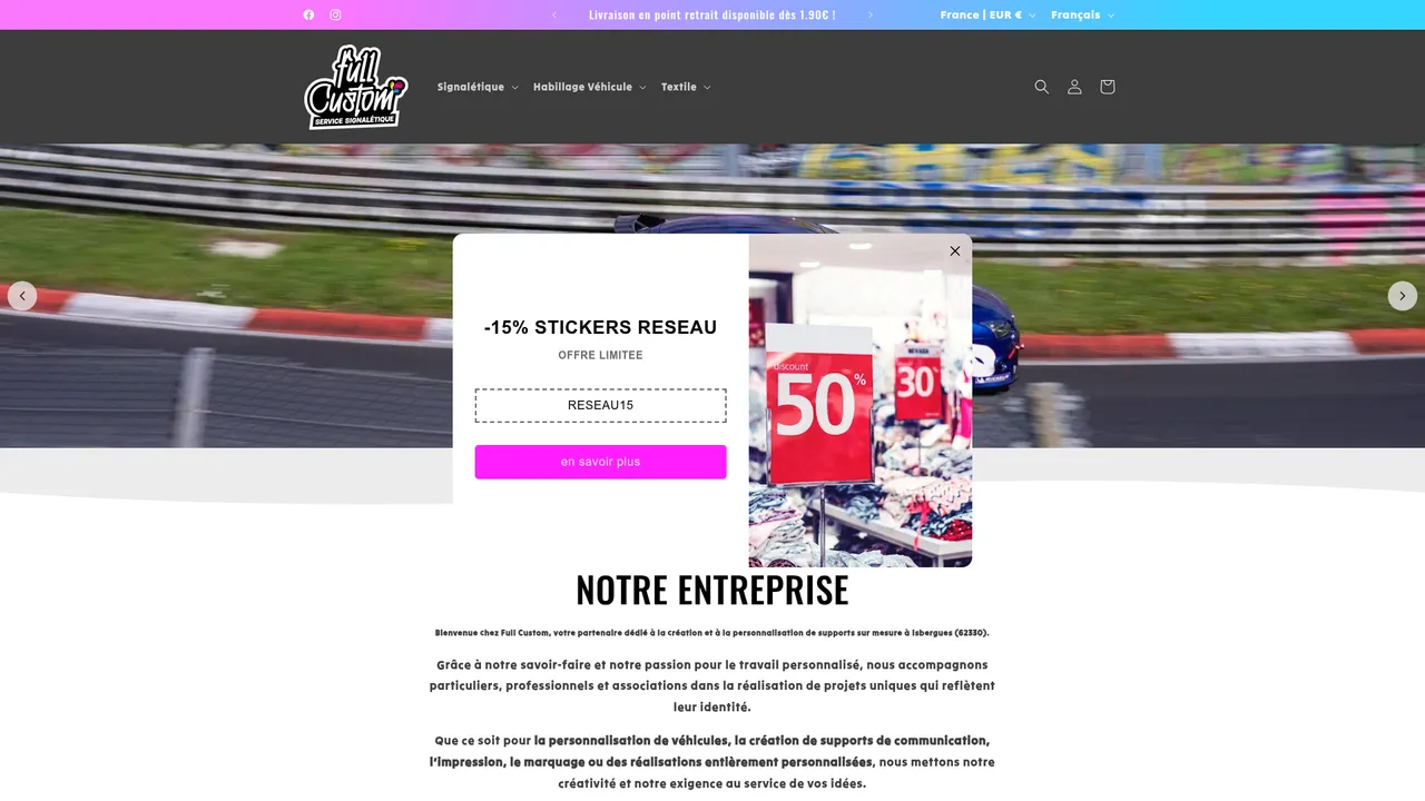 Screenshot de full-custom-store.com