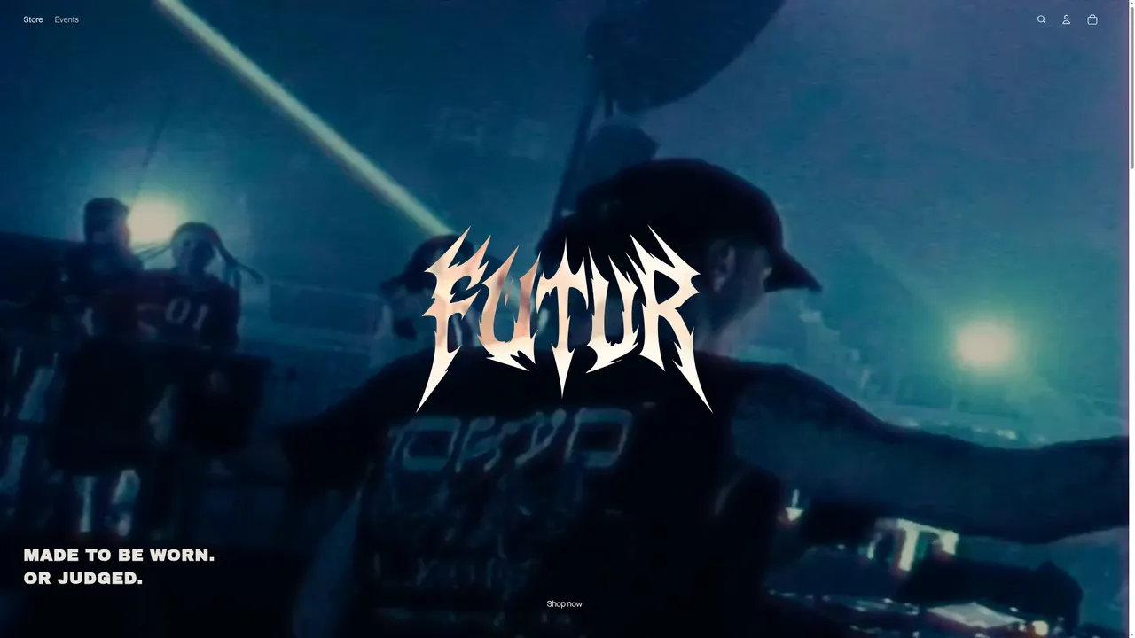 Screenshot de FUTUR - STORE