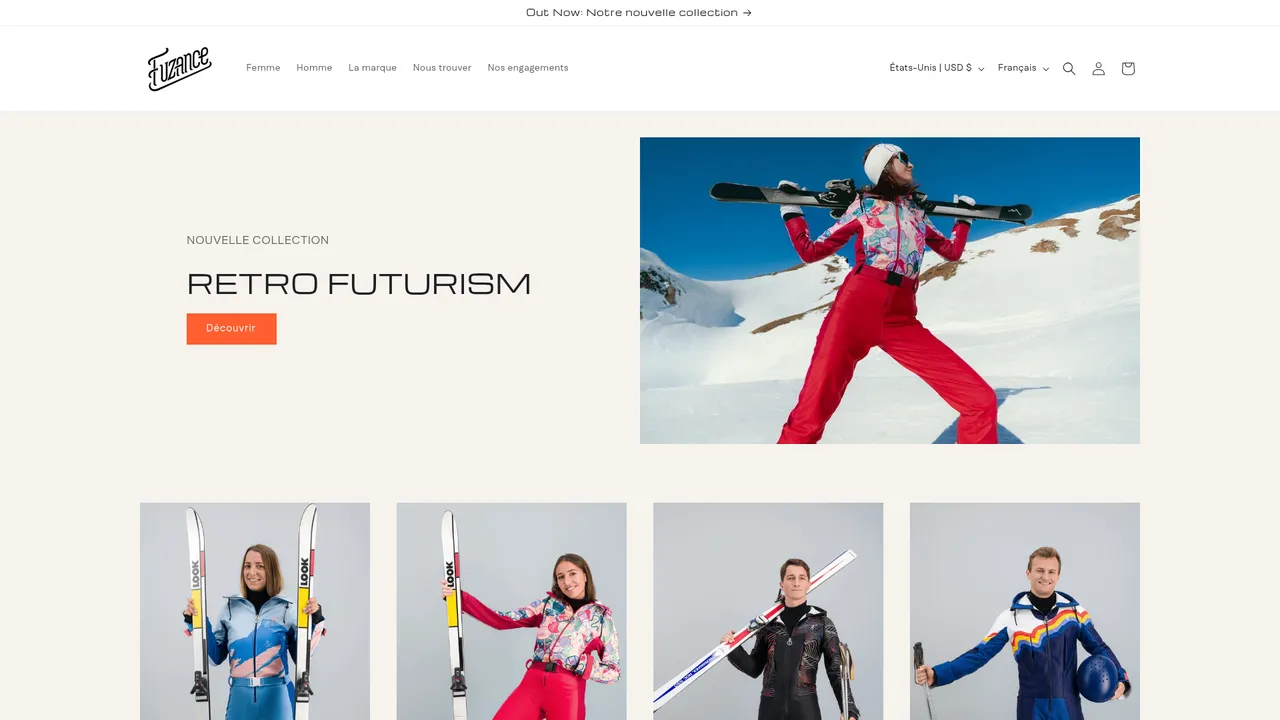Screenshot de fuzance.com