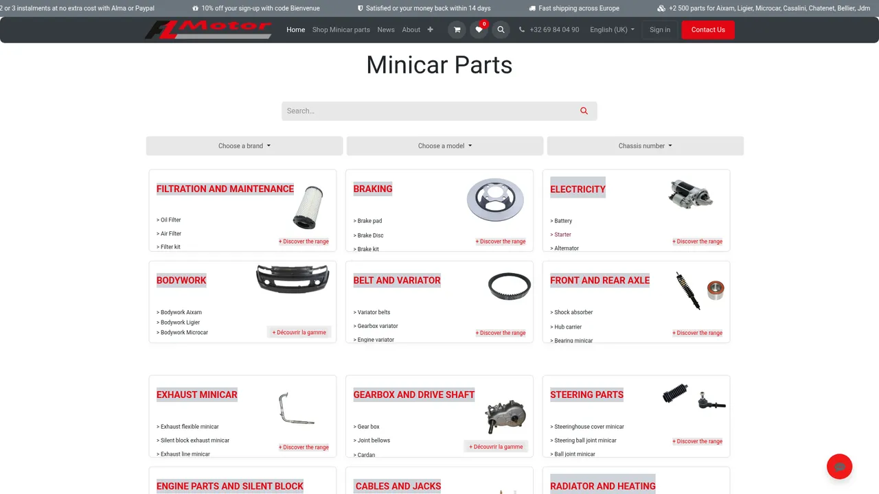 Screenshot de FZ Motor
