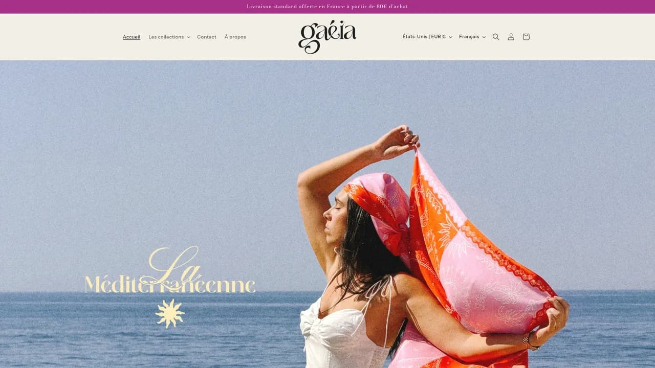 Aperçu du site Gaéia
