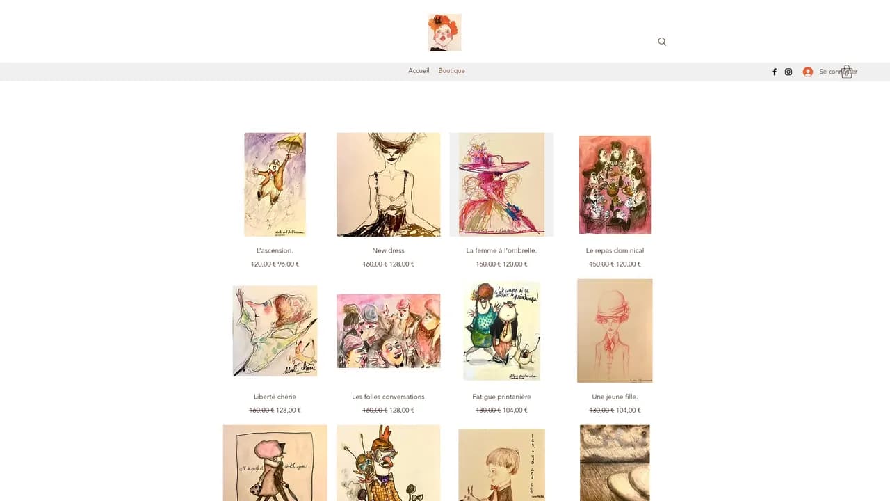 Screenshot de Galerie Delphine Courtois