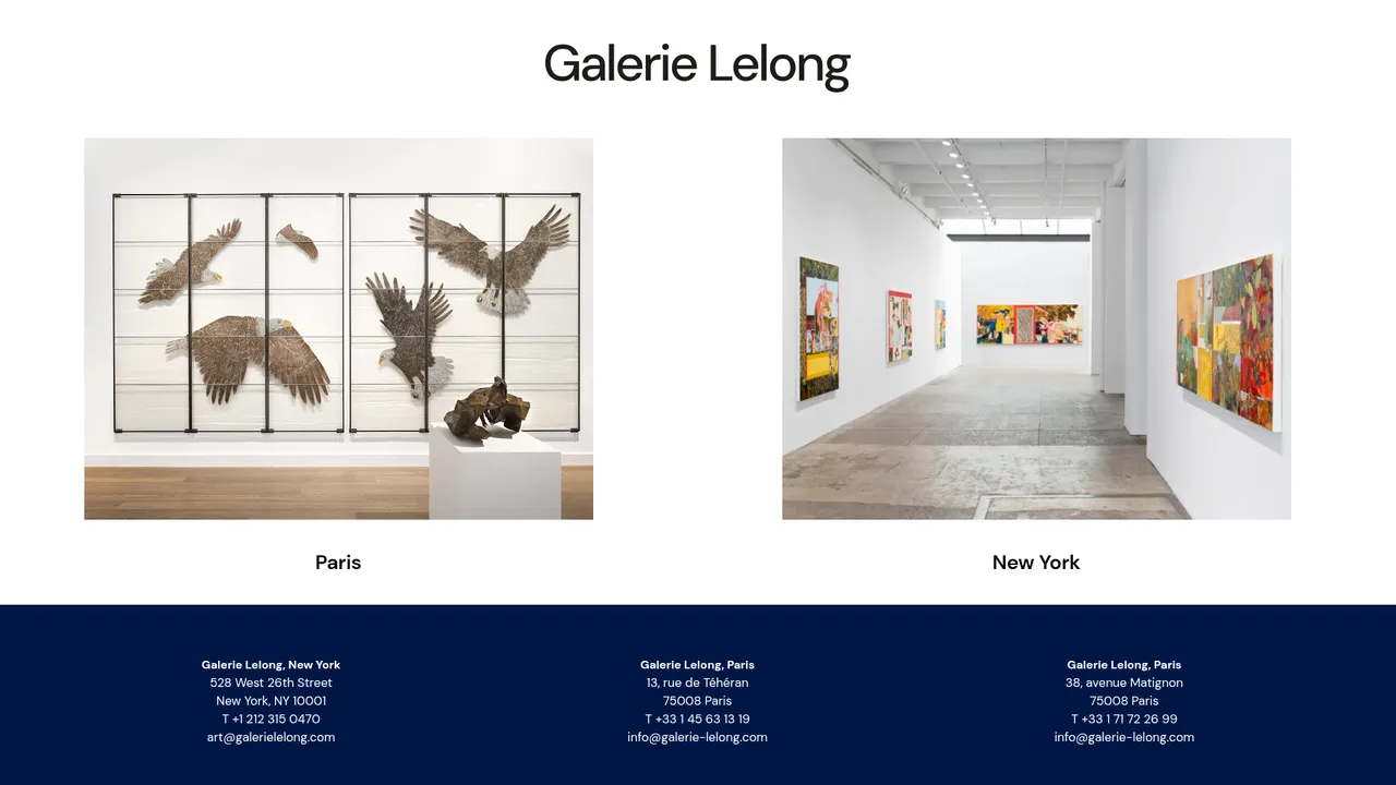 Screenshot de Galerie Lelong & Co.
