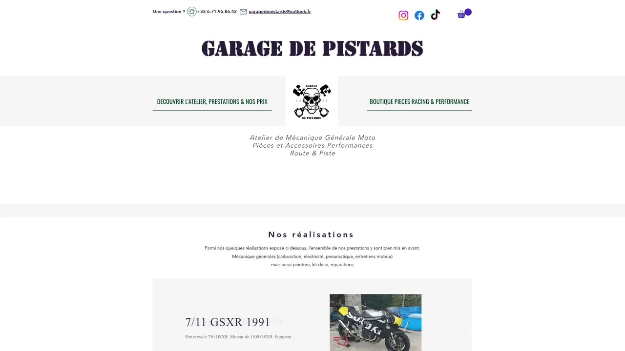 Screenshot de Garage De Pistards