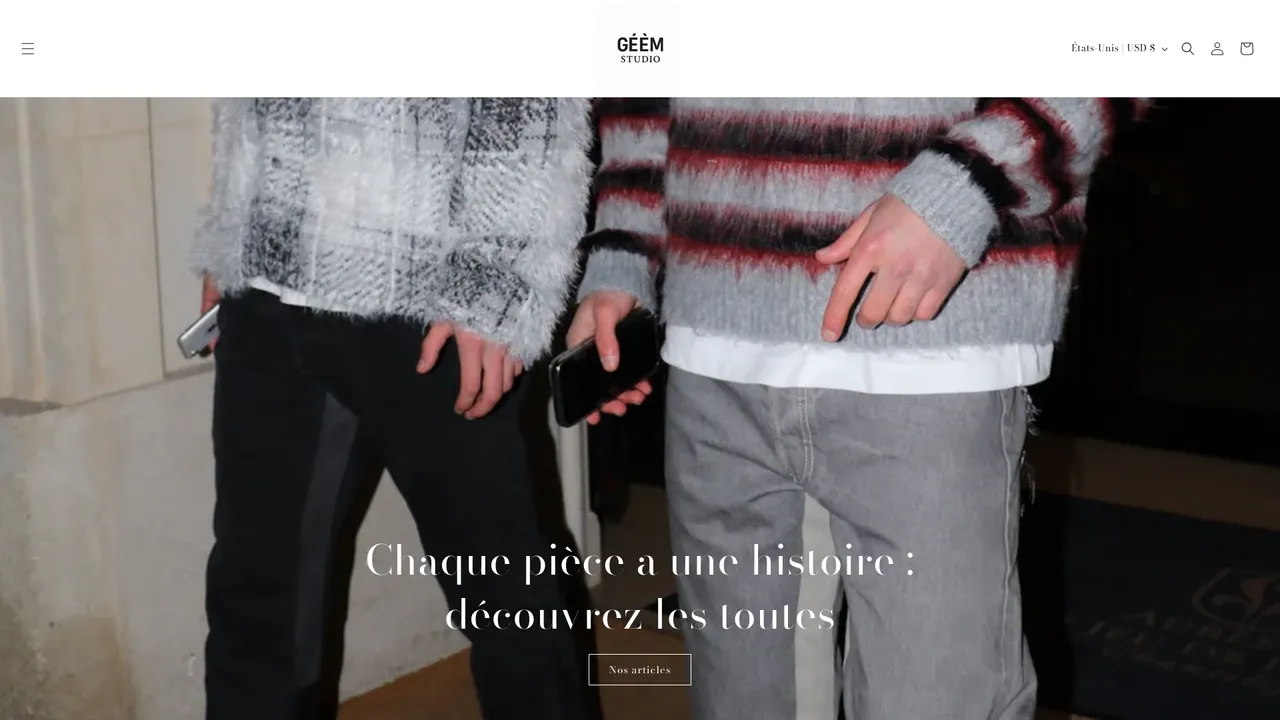 Screenshot de GÉÈM Studio