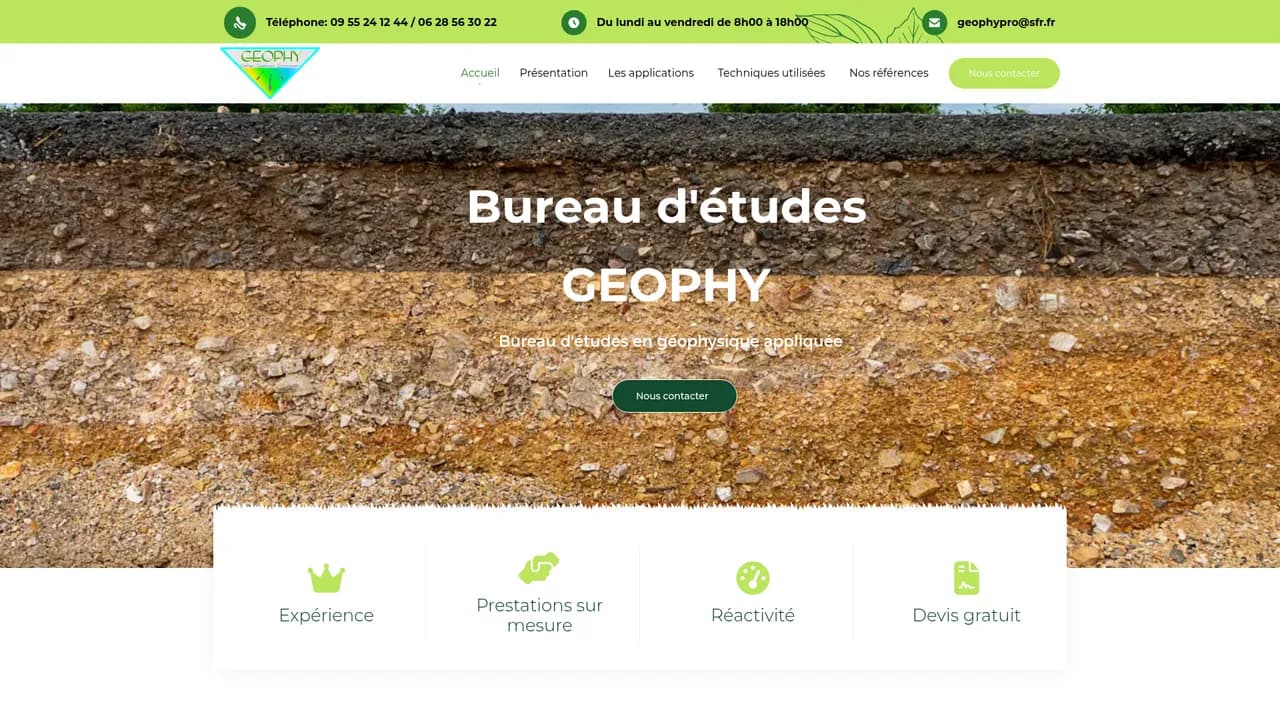 Screenshot de GEOPHY