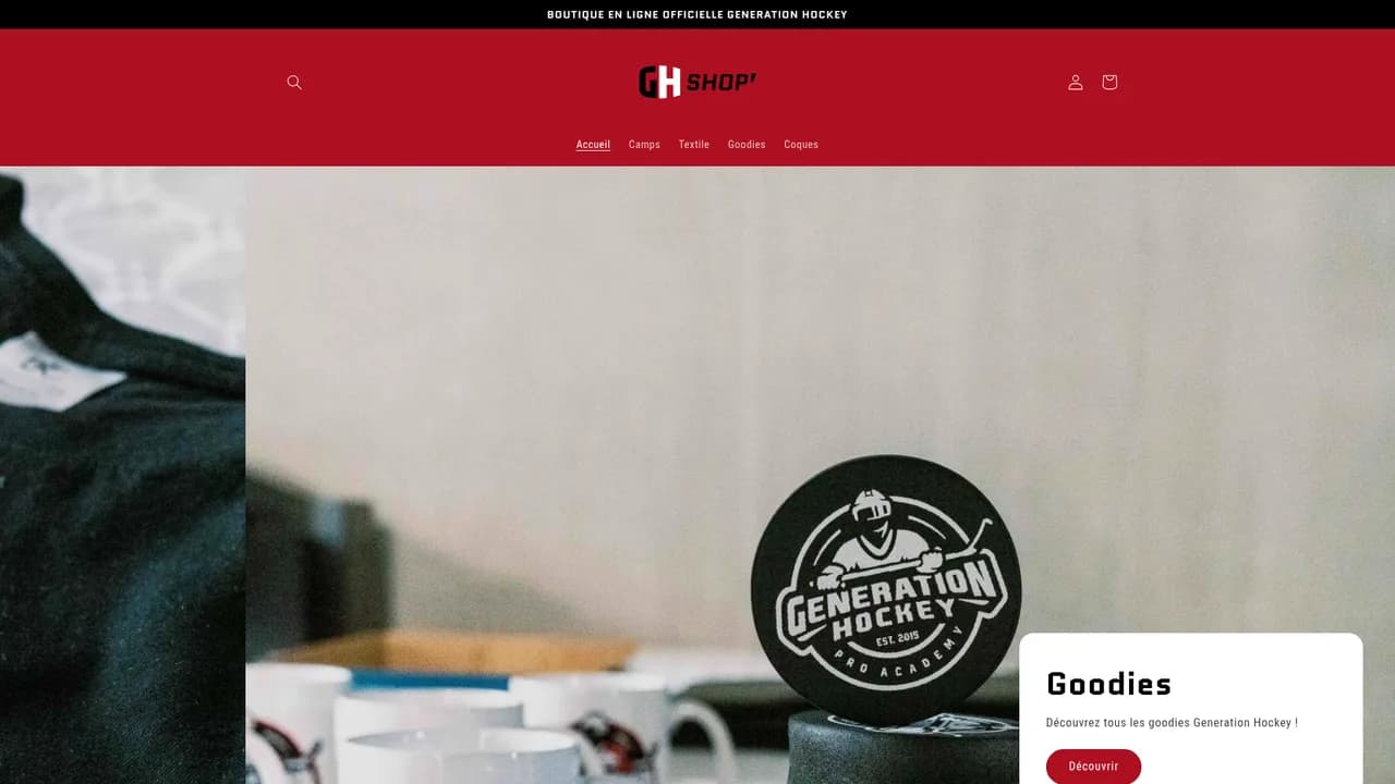 Screenshot de GH SHOP'