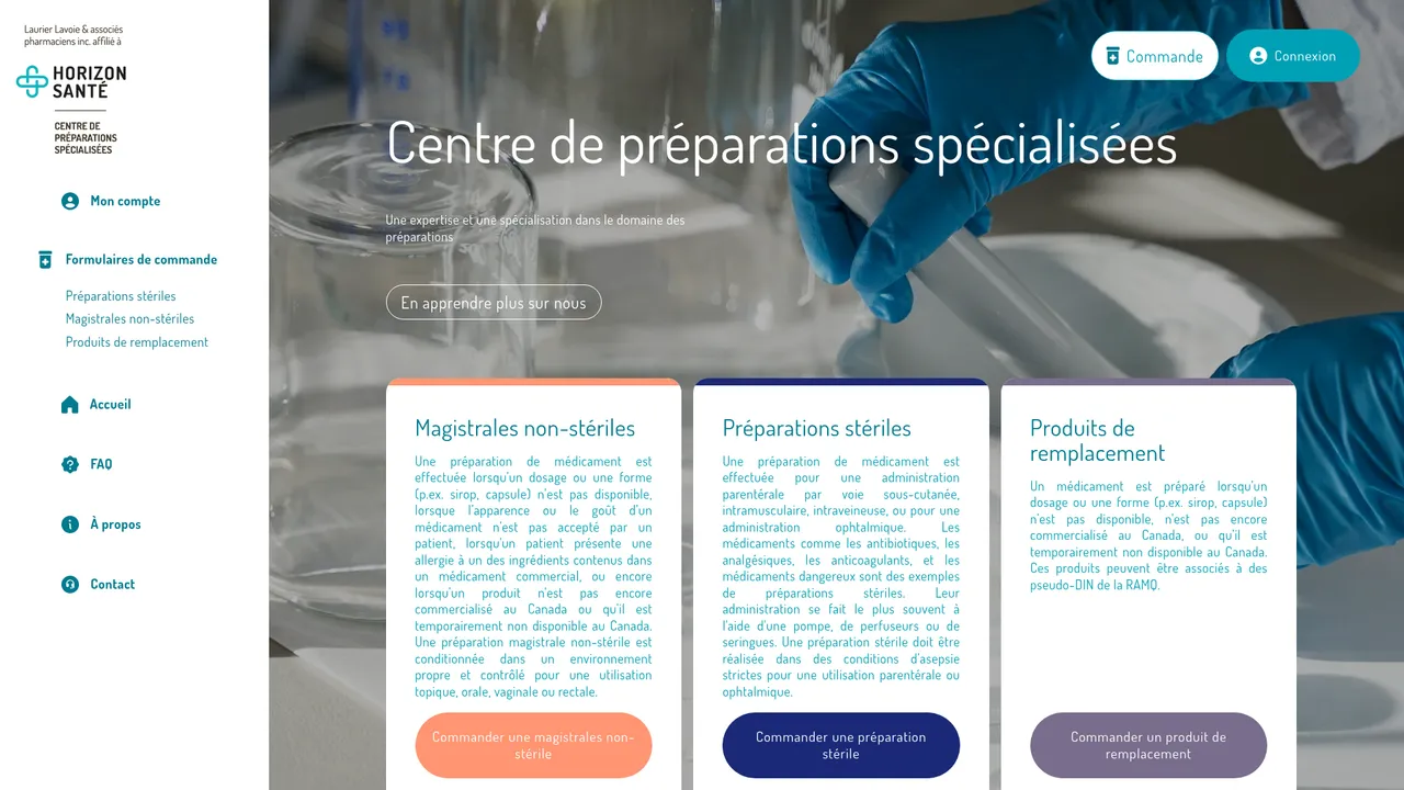 Screenshot de GHS-centre-de-preparation-specialisees