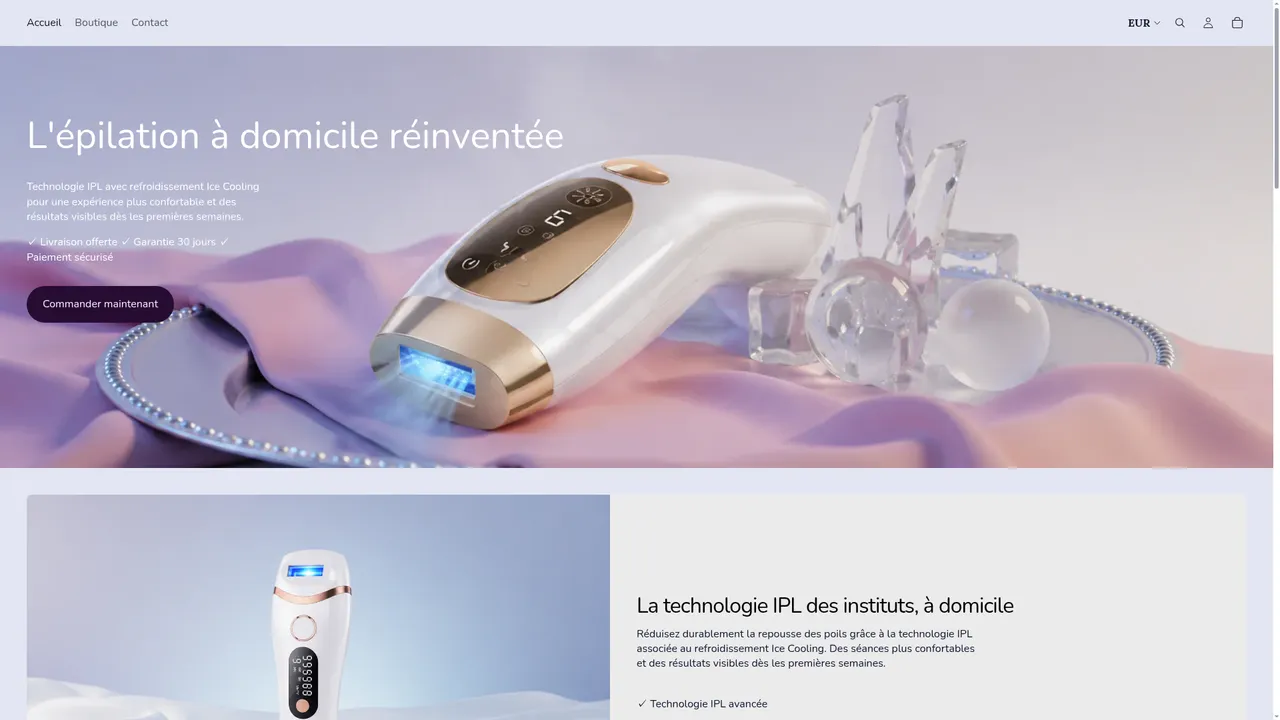 Screenshot de Glacia™ — Tous droits réservés