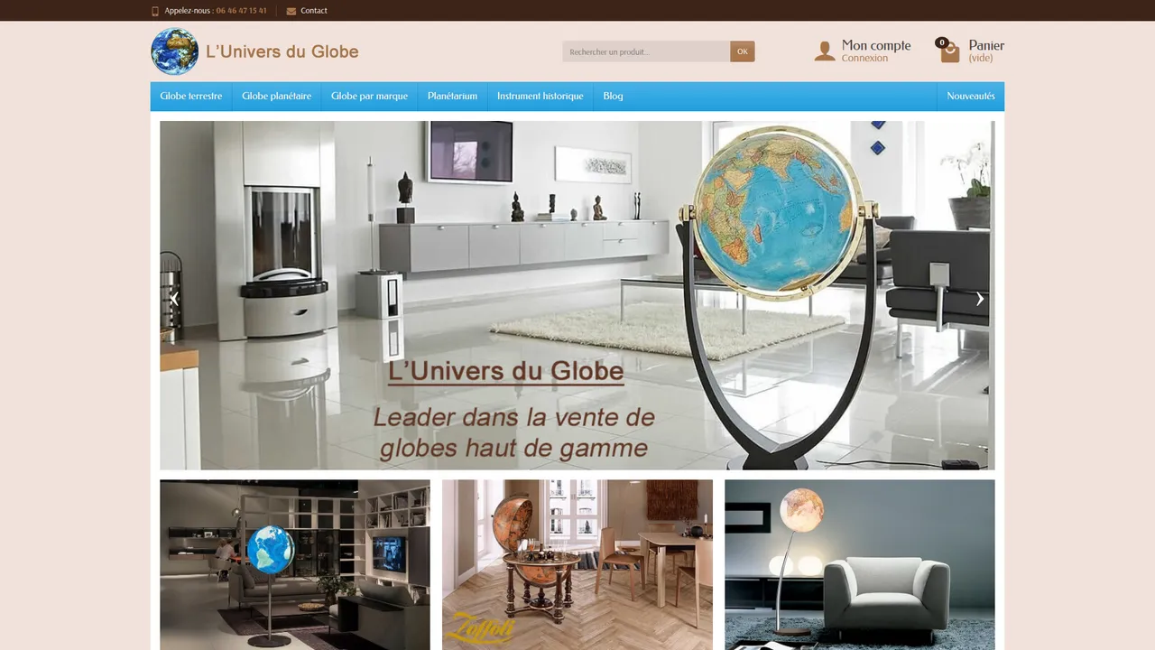 Screenshot de Globe terrestre, décoration