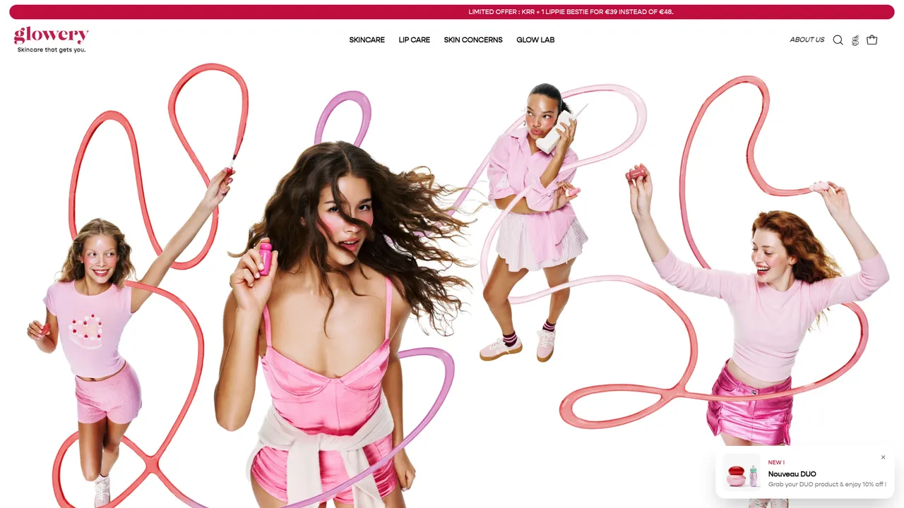 Screenshot de Glowery