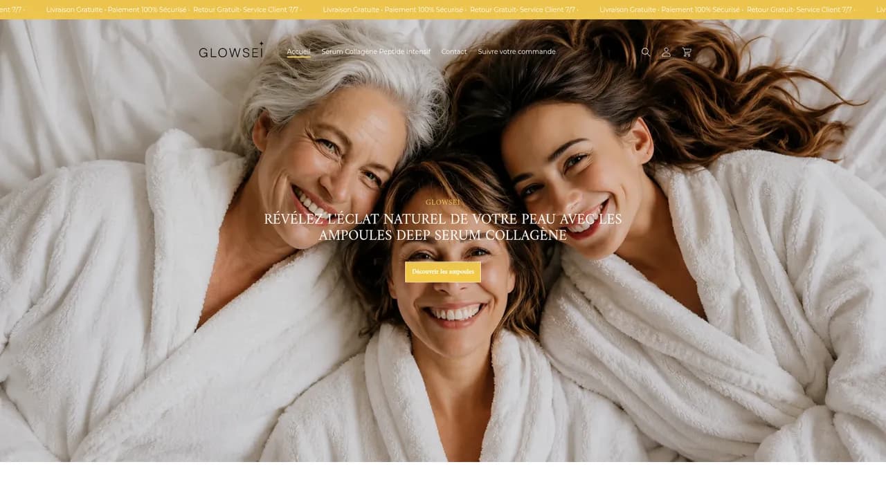Screenshot de glowsei.co