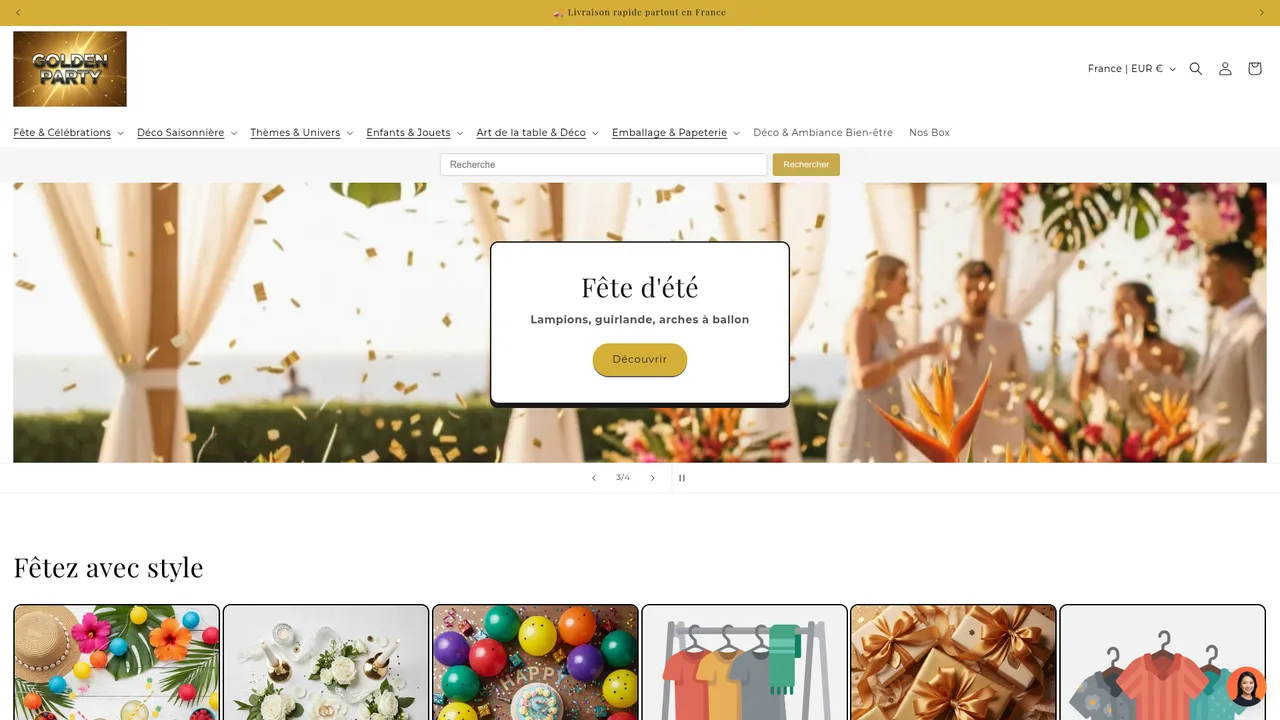 Screenshot de Golden Party