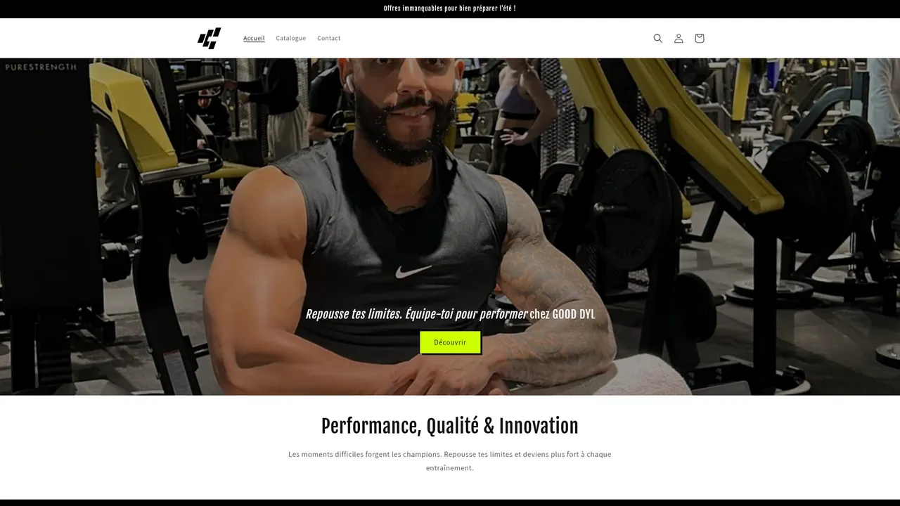 Screenshot de gooddyl.com