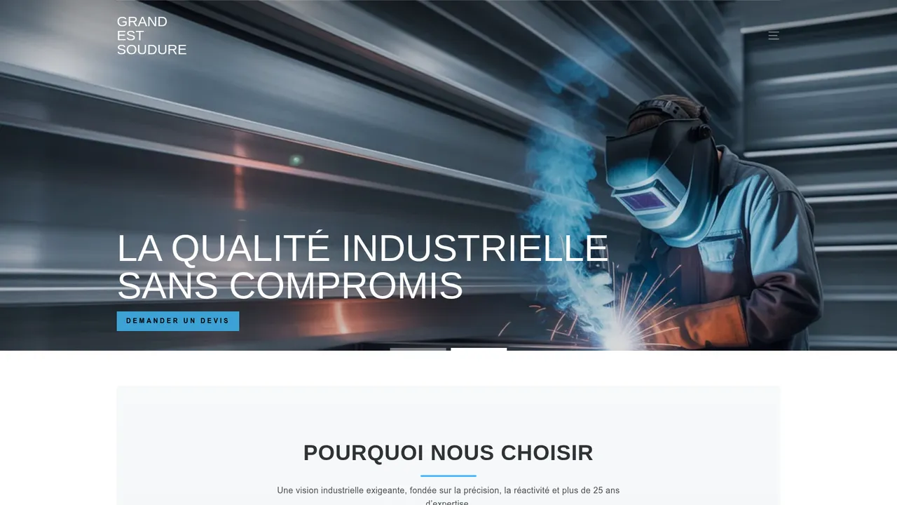 Screenshot de Grand EST Soudure