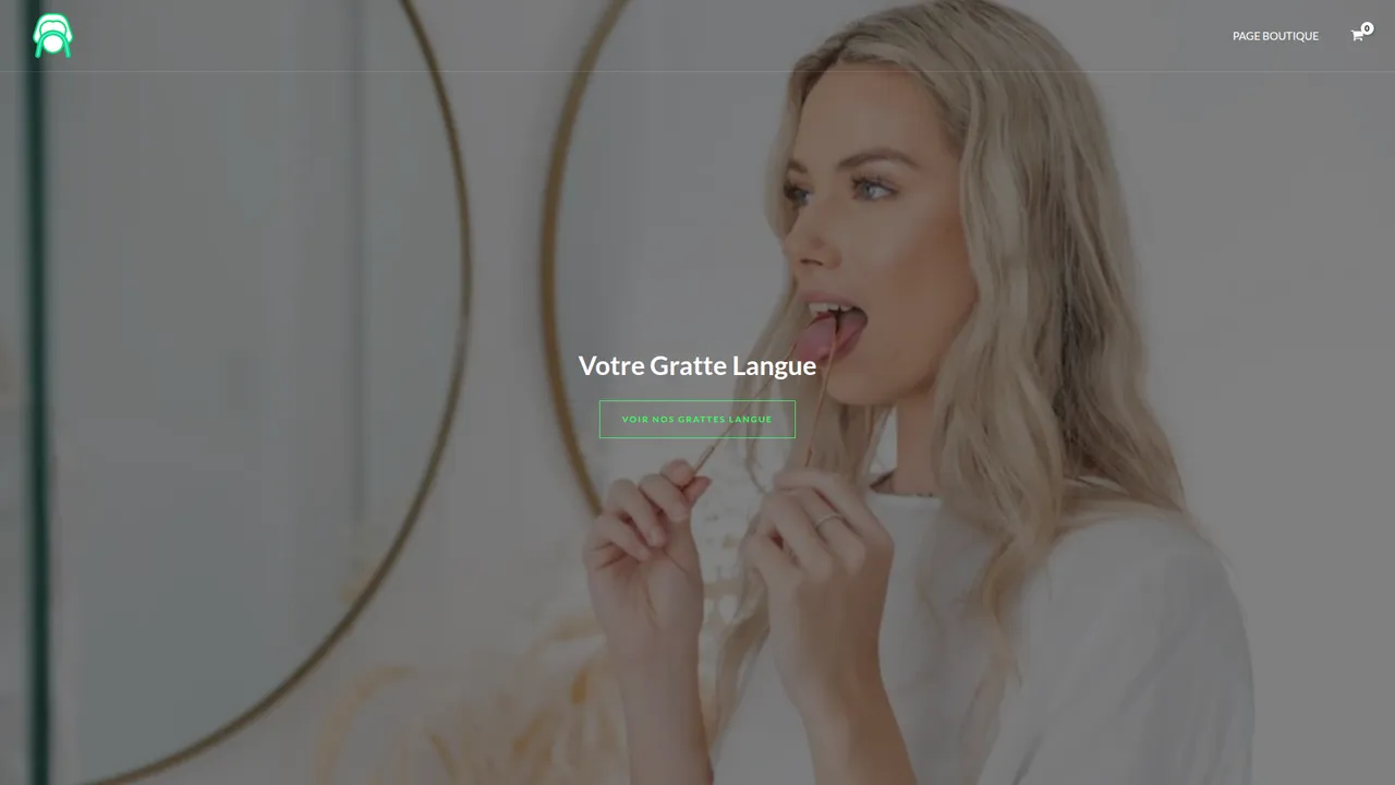 Aperçu du site Gratte Langue
