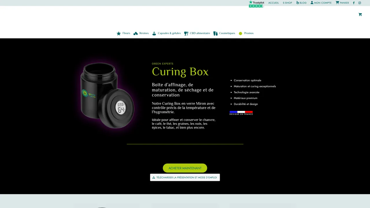 Aperçu du site Greenexperts