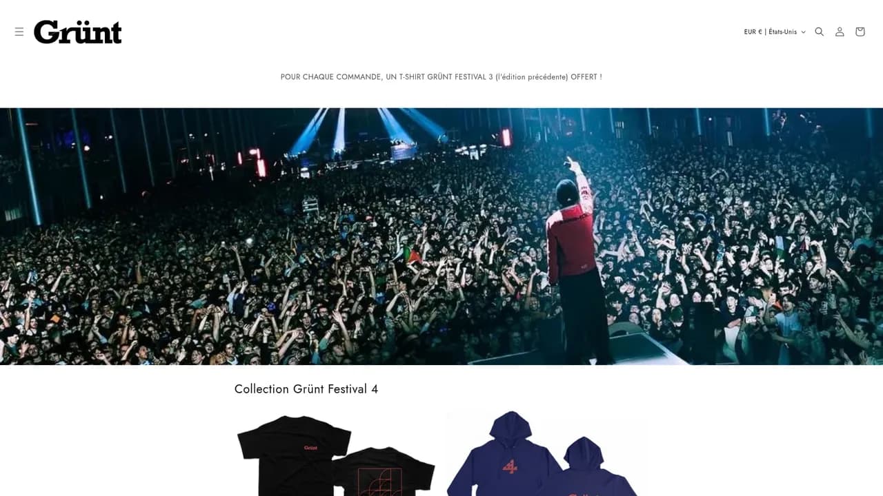 Screenshot de Grünt Mag Shop