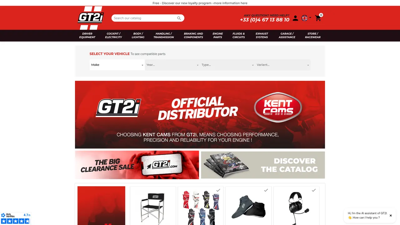Screenshot de GT2i.com