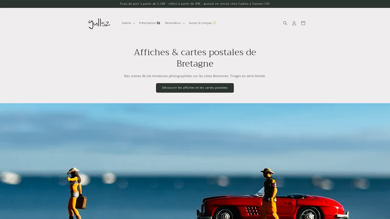 Aperçu du site Gullsz