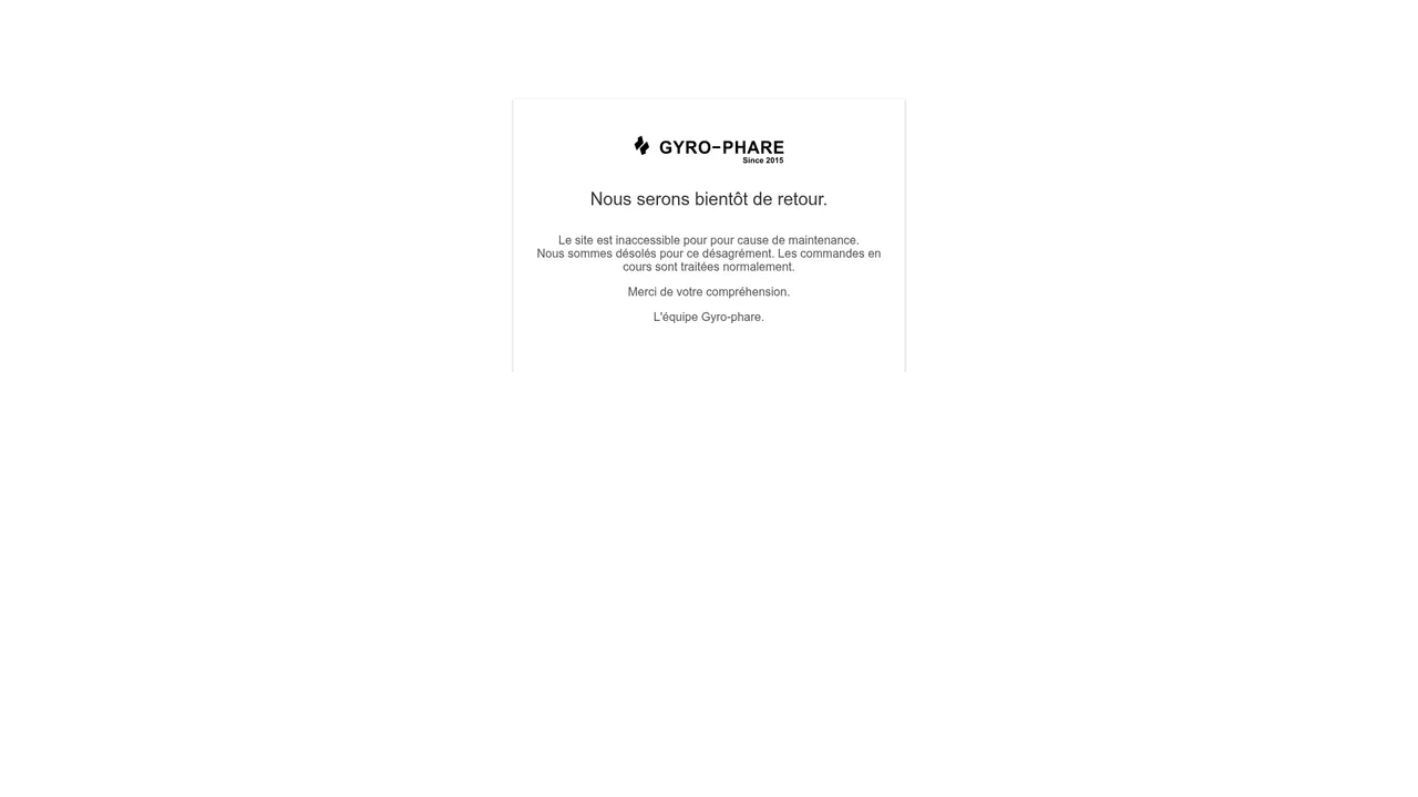 Screenshot de GYRO-PHARE, l'expert de la trottinette électrique