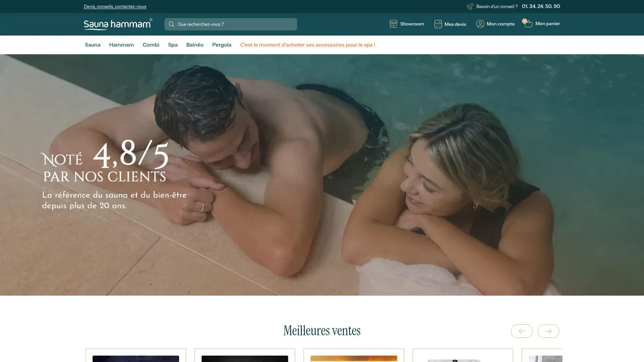 Screenshot de HAMMAM.FR ®