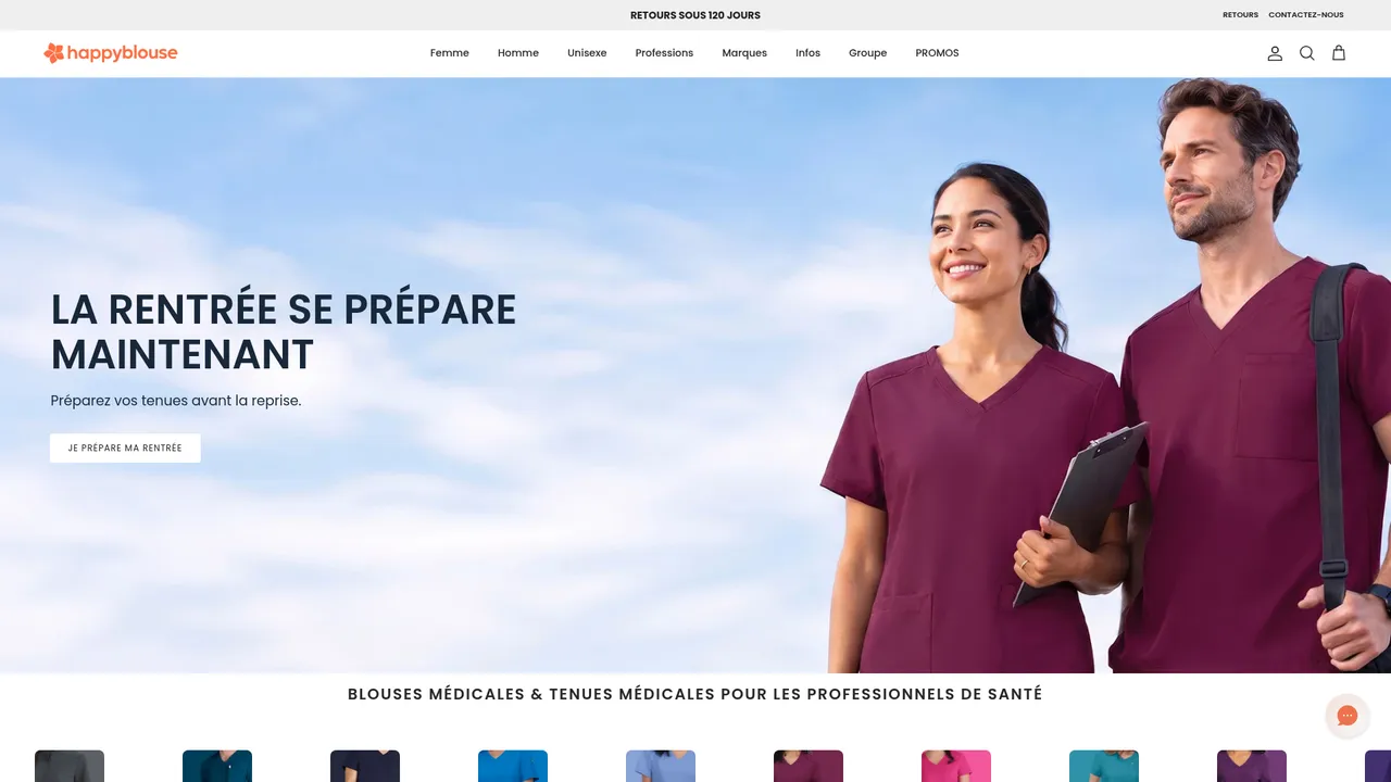 Screenshot de Happyblouse
