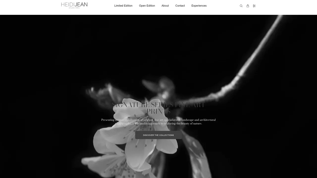 Screenshot de Heidi Jean Studio Paris