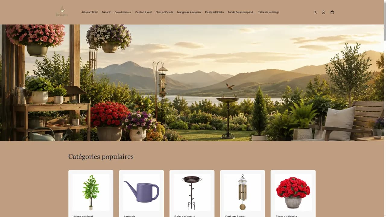 Aperçu du site helzavo