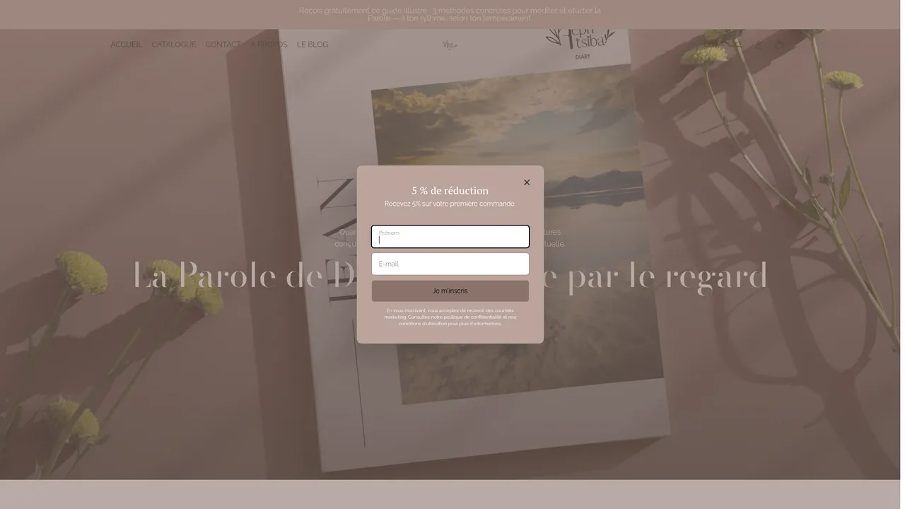 Screenshot de HEPHTSIBA Diary