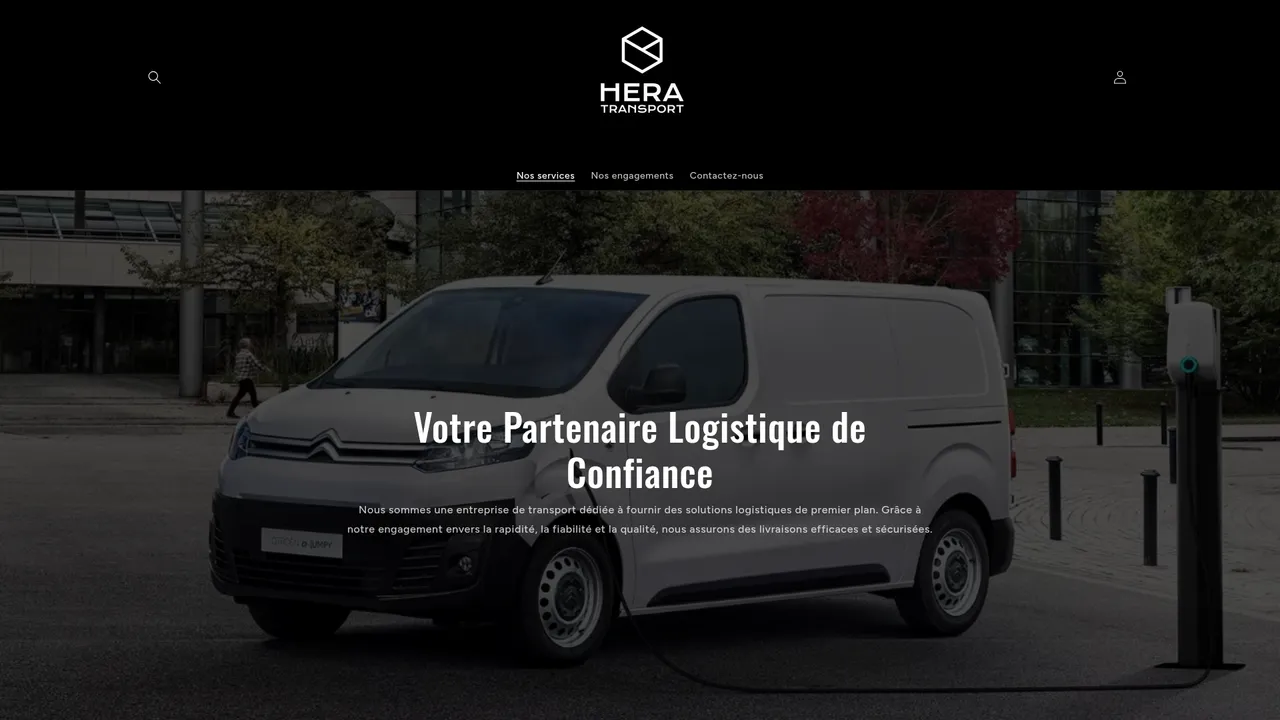 Screenshot de HERA Transport - Expédition et Livraison Premium
