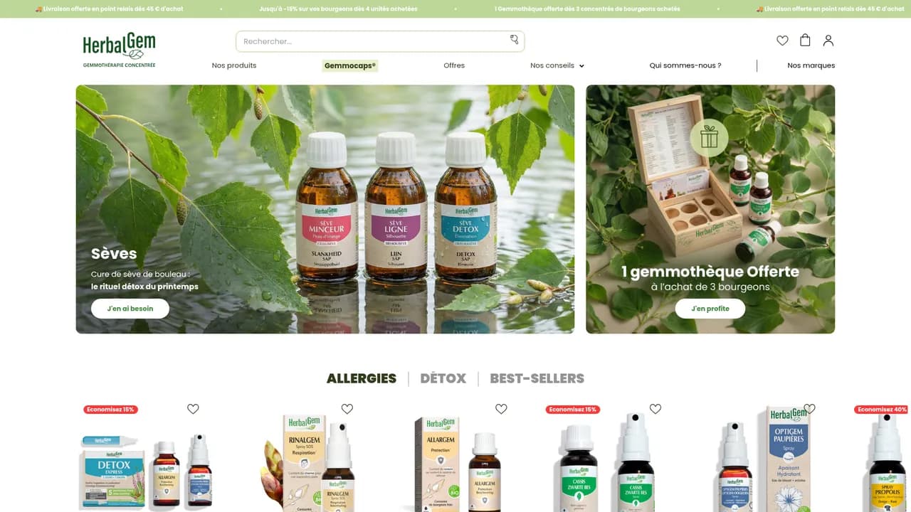 Screenshot de HerbalGem FR