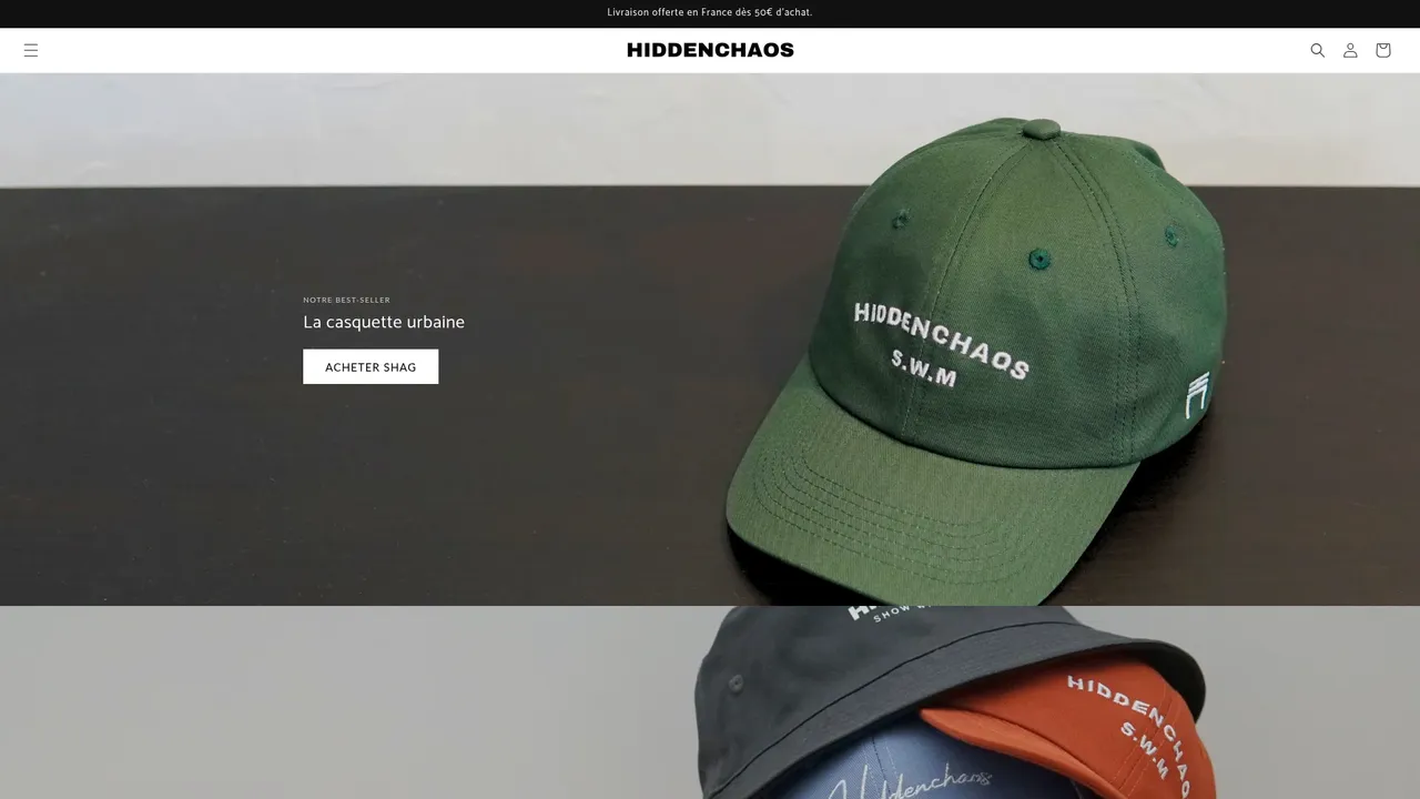 Screenshot de hiddenchaos.fr