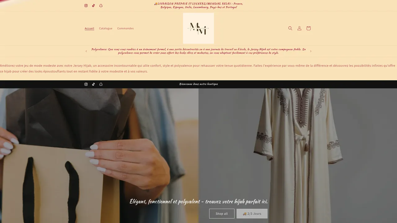 Screenshot de HIJABI ENTREPRISE