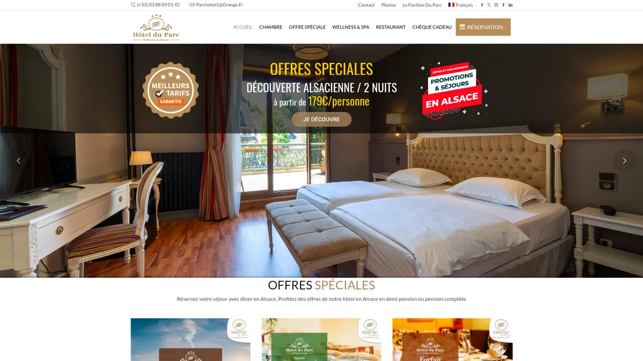 Screenshot de Hôtel du Parc Niederbronn