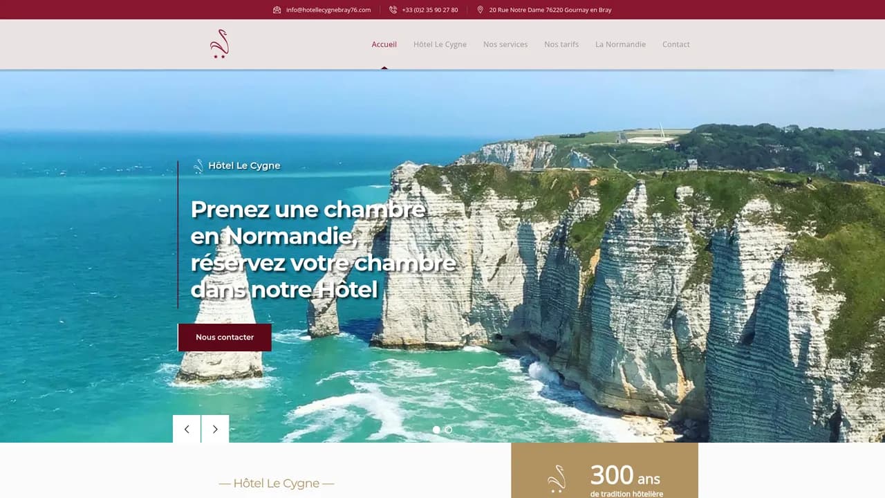 Screenshot de Hôtel Le Cygne