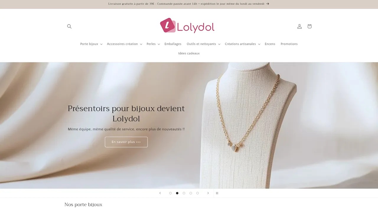 Aperçu du site https://lolydol.fr/