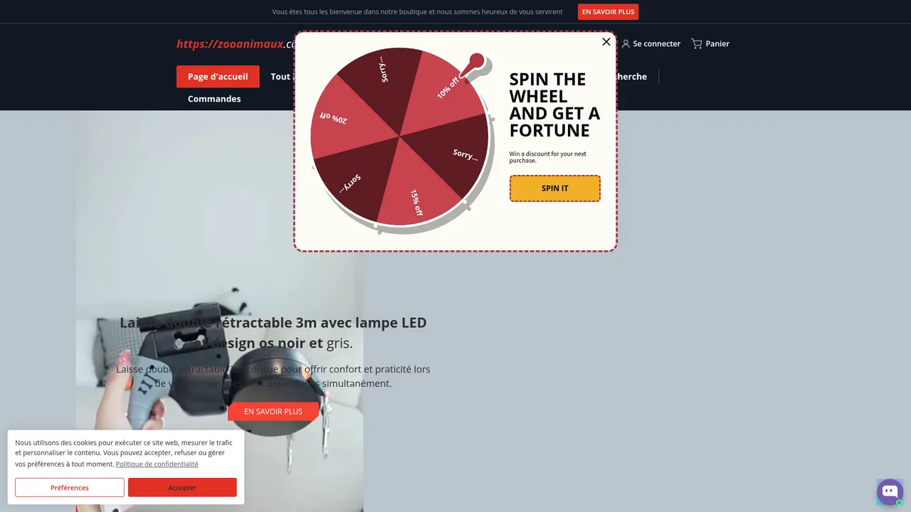 Screenshot de https://zooanimaux.com